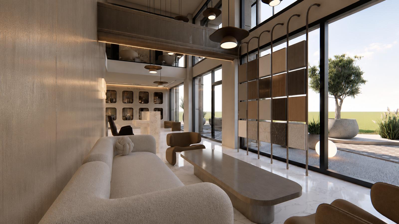 Akcanlar showroom iç mekan